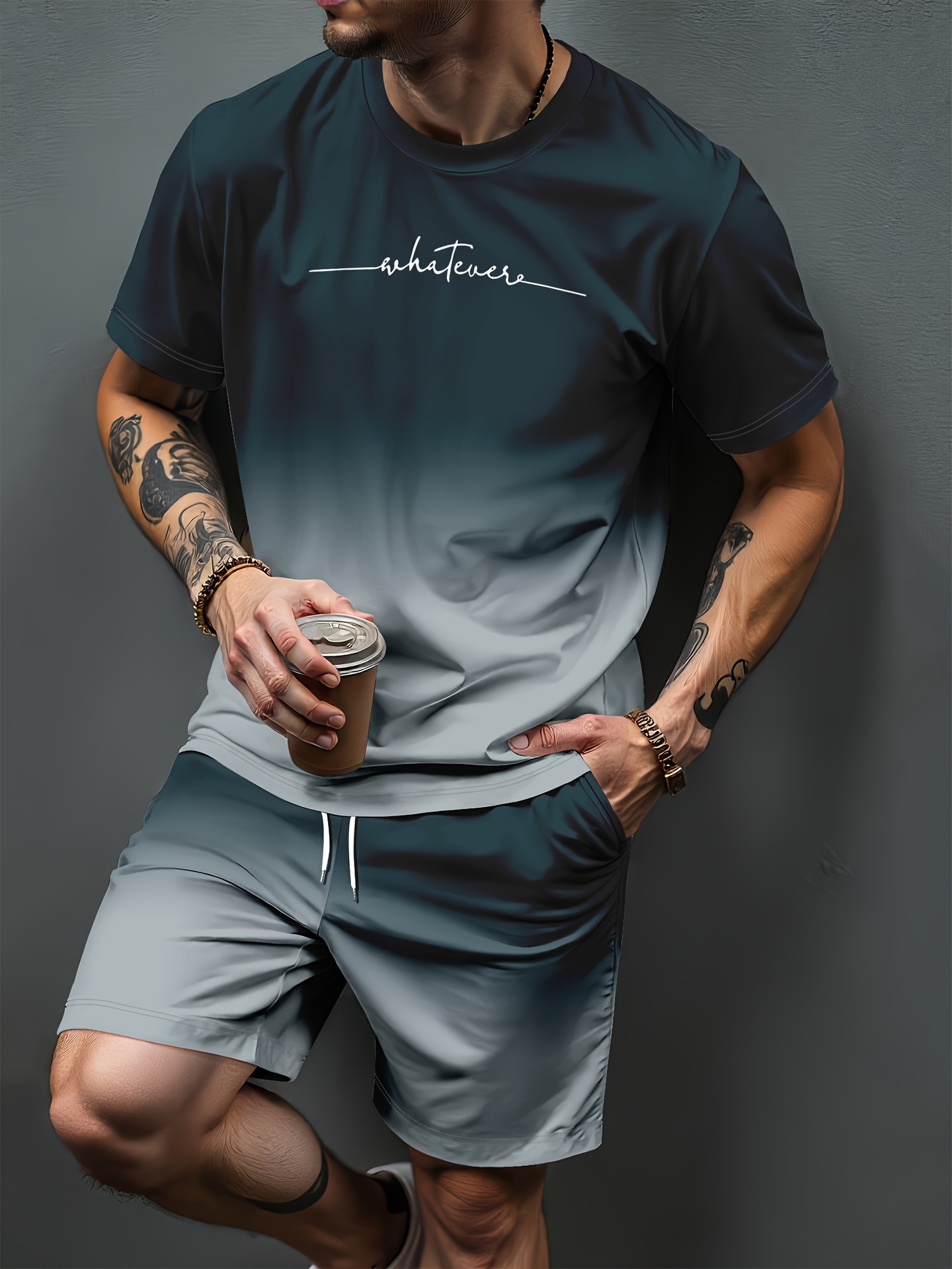 Summer Clothing Petite - Ensemble de survêtements décontractés pour hommes