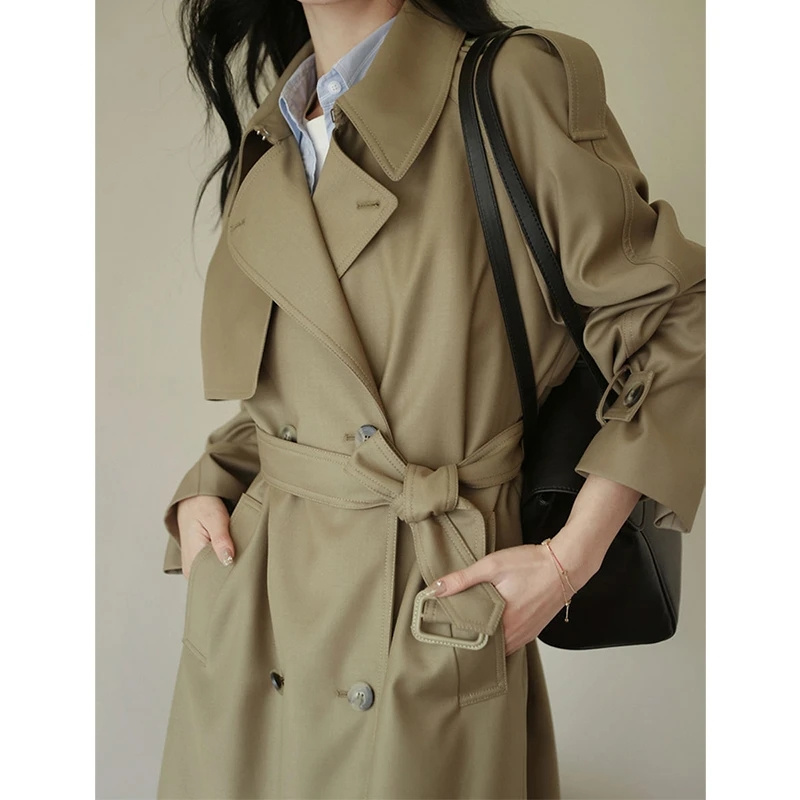 Summer Clothing For Women Over 50 - Trench-Coat pour femme, vêtement ample, mi-long,