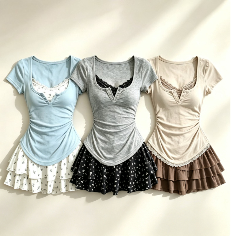 Summer Japanese Clothing - Ensemble 2 pièces style Lolita japonais