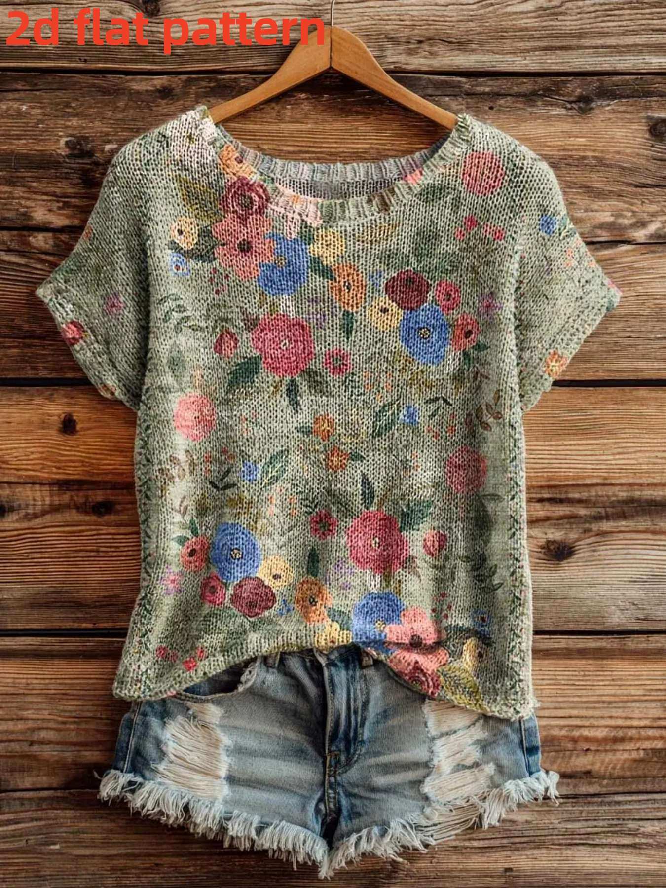 Summer Clothing Yarn - Haut pour femme sans manches à