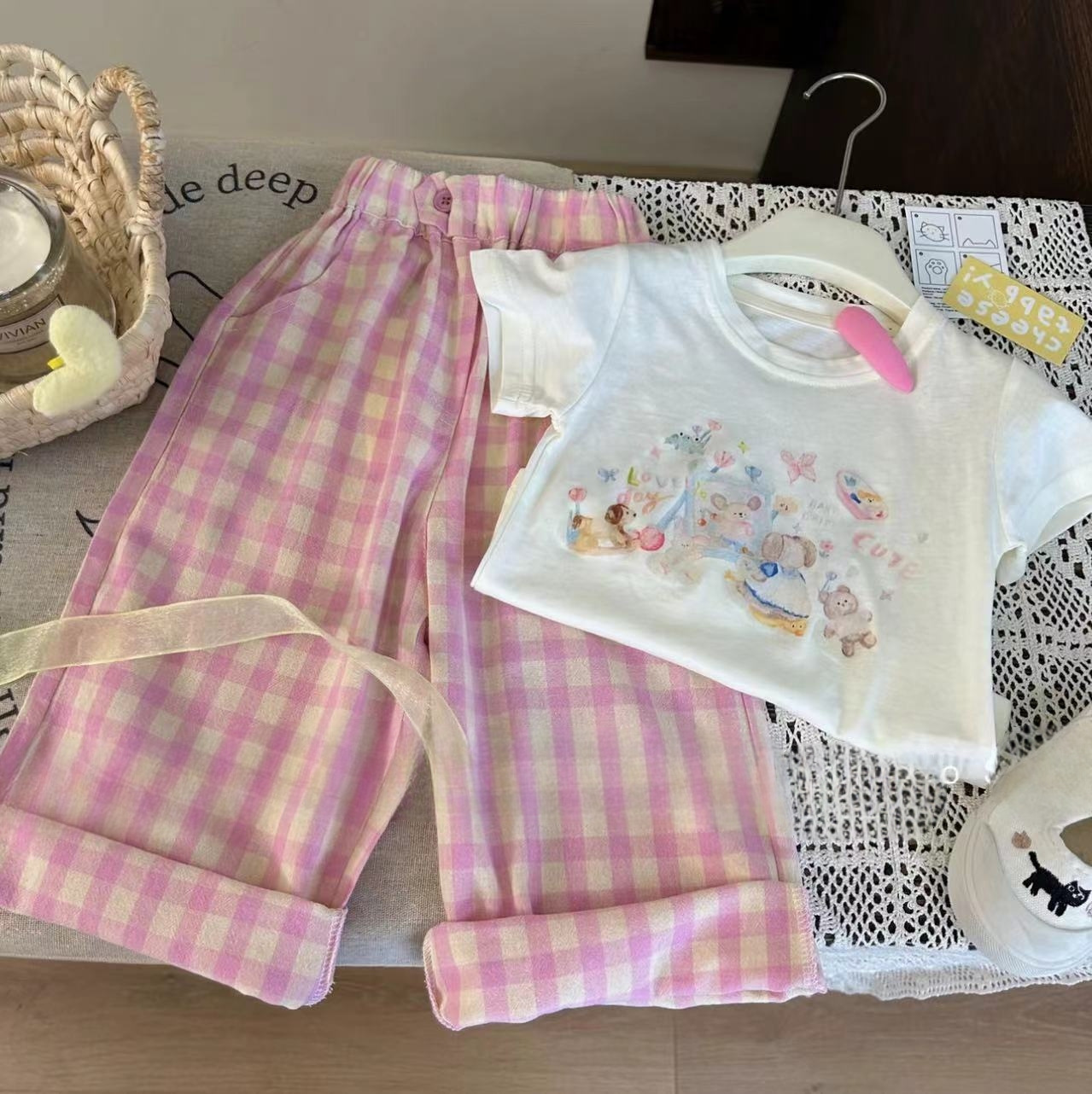 Summer Clothing Boutiques - Ensembles de vêtements pour enfants, haut