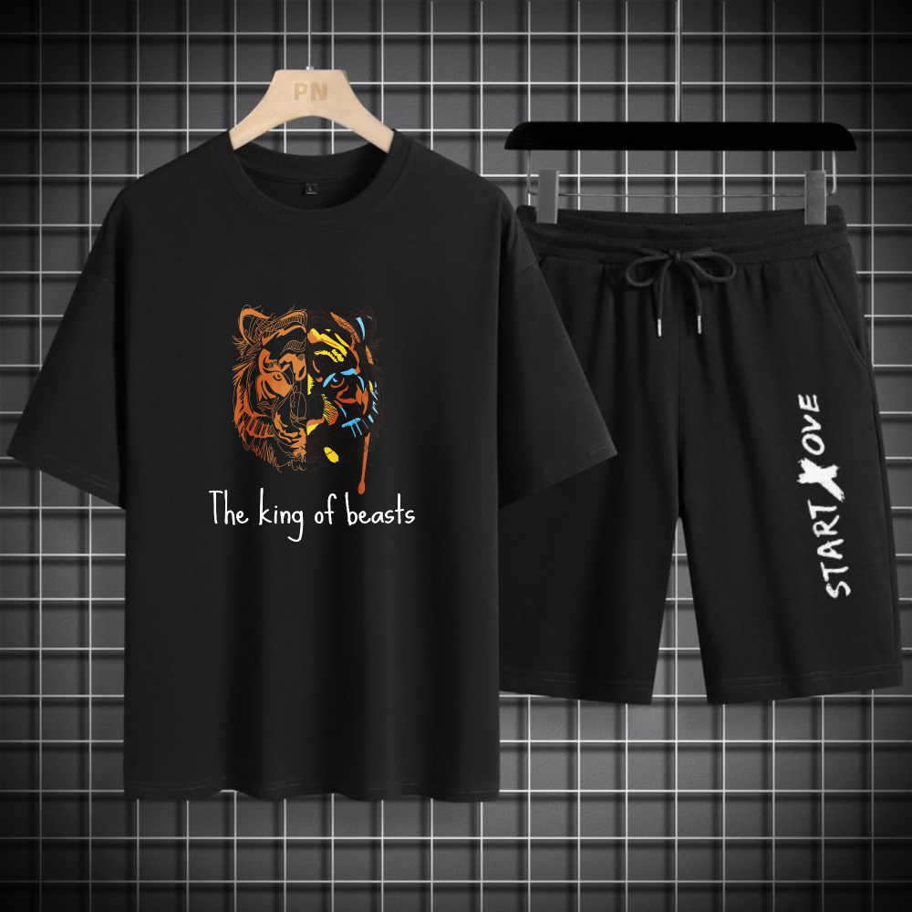 Summer Youth Clothing - 1 ensemble de t-shirts pour hommes,