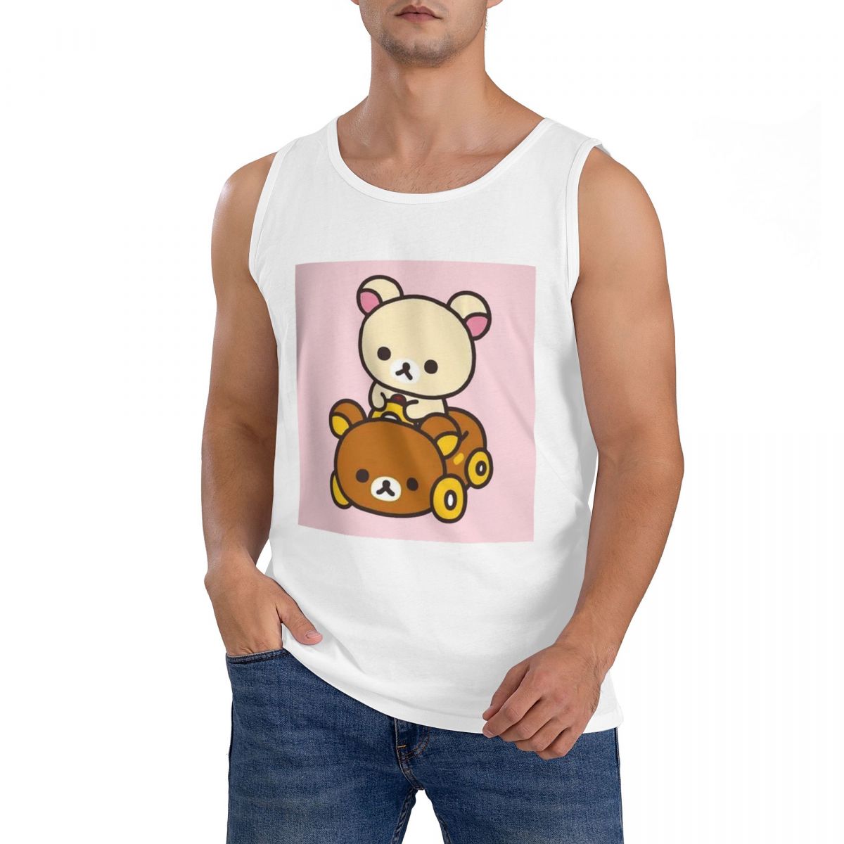 Summer Clothing Drive - T-Shirt sans manches 100% coton Korilakkuma