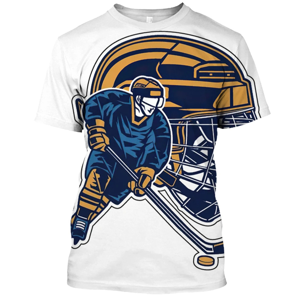 Summer Clothing Canada - T-shirt de hockey sur glace imprimé