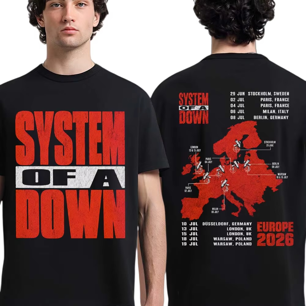 T-shirt System of A Down EU et - Summer Clothing Uk avis et prix