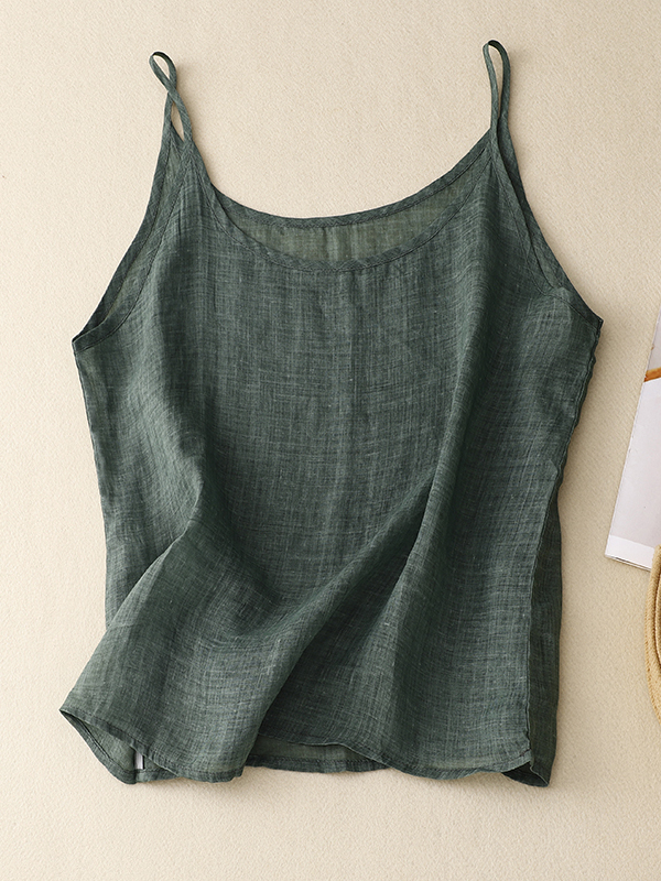 Haut court amincissant en lin  - Crop Blouse Linen avis et prix