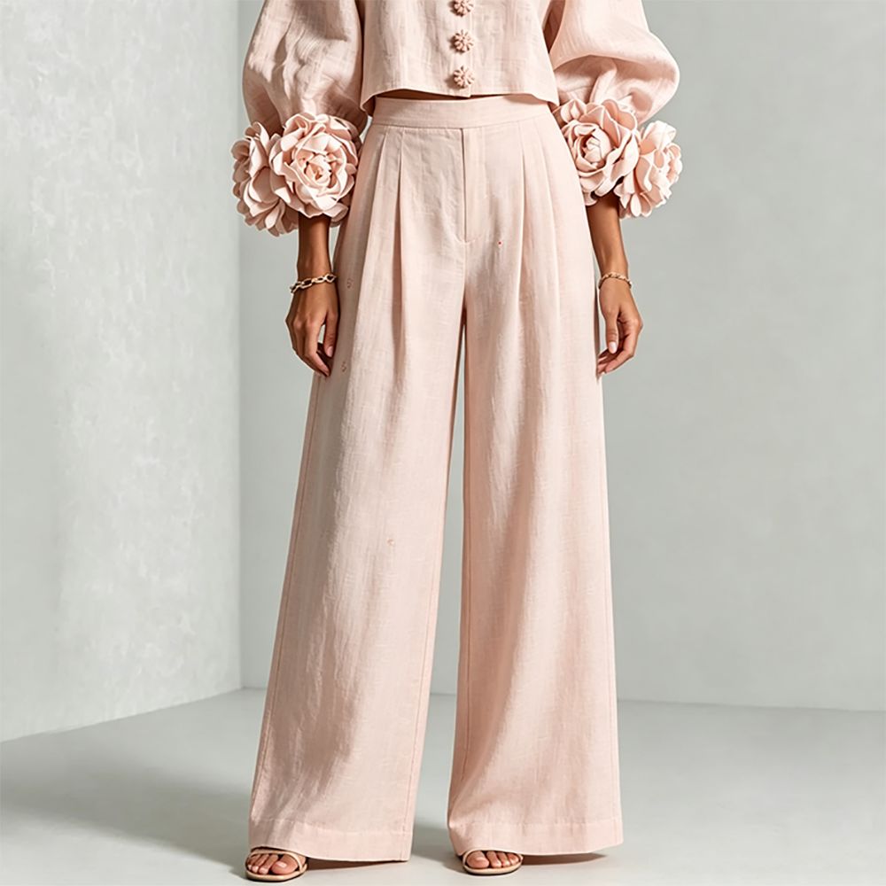 Ensemble deux pièces en lin po - Crop Blouse Linen avis et prix