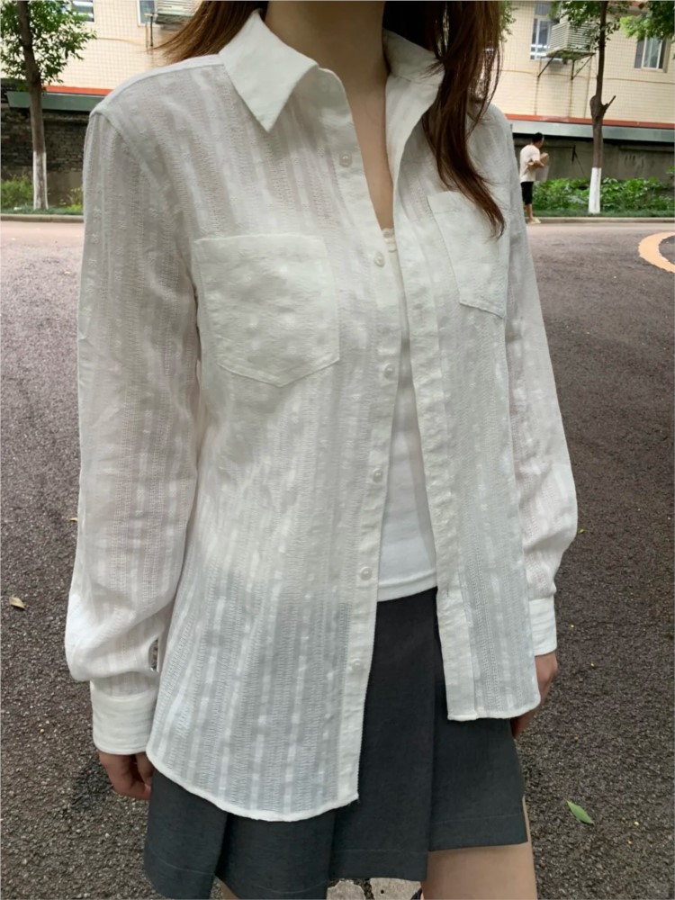 Chemisier blanc en lin et coto - Crop Blouse Linen avis et prix