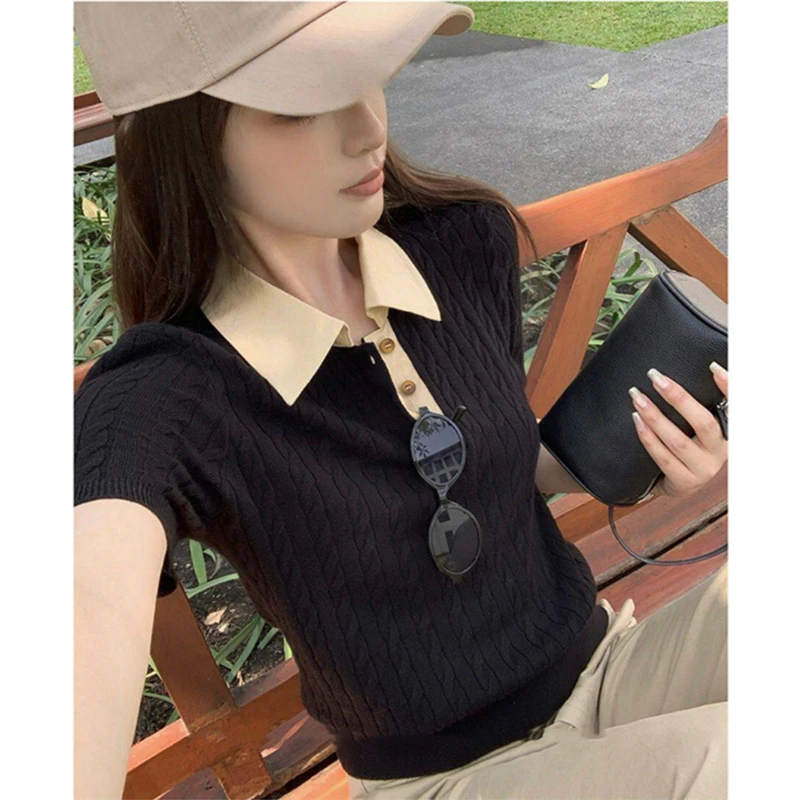 Pull en tricot pour femmes, no - Summer Clothing Yarn avis et prix