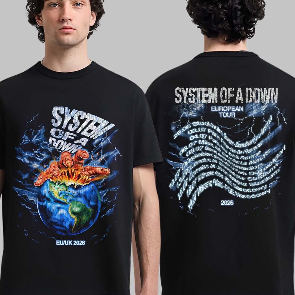 T-shirt System of A Down Europ - Womens Summer Clothing Uk avis et prix