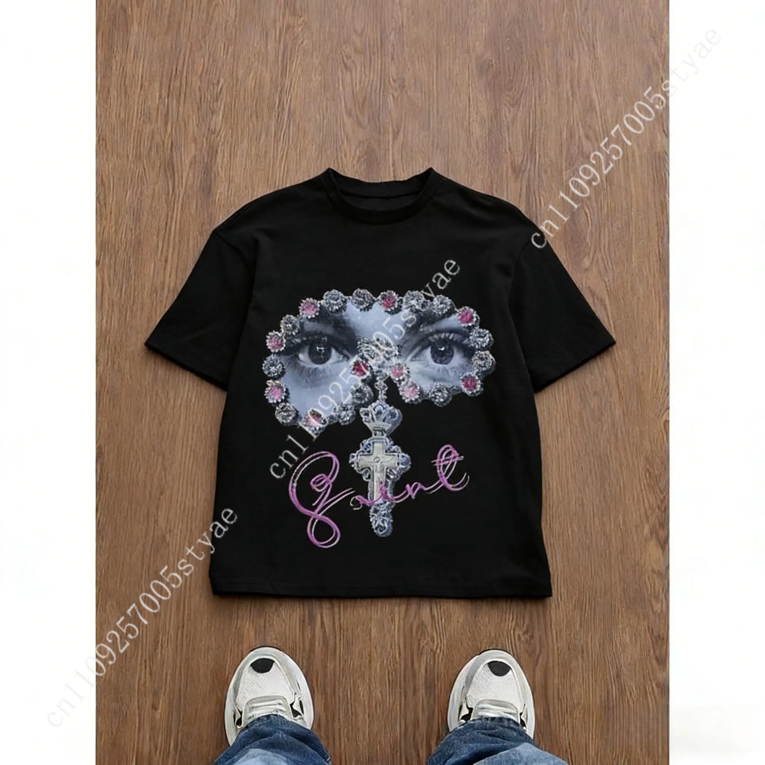 T-shirt à imprimé graphique po - Summer Quilt avis et prix