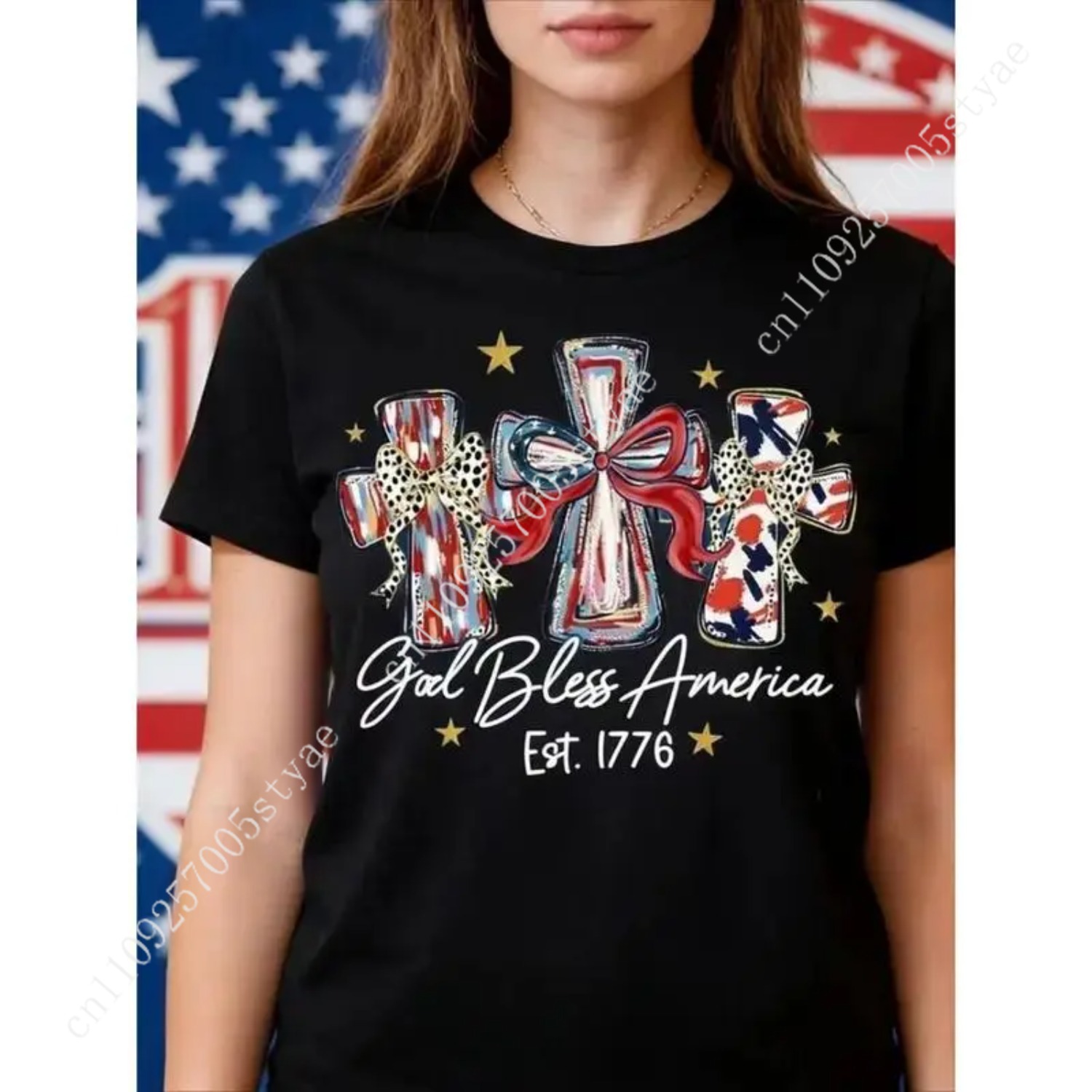 T-shirt pour femmes God Bless  - Summer Quilt avis et prix