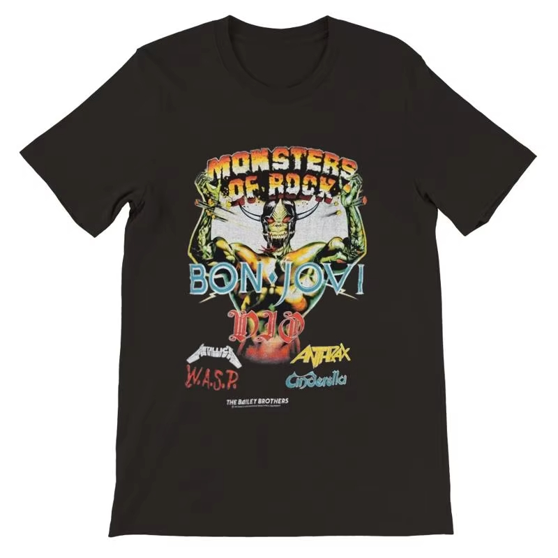T-shirt d'été MONSTERS OF ROCK - Womens Summer Clothing Uk avis et prix