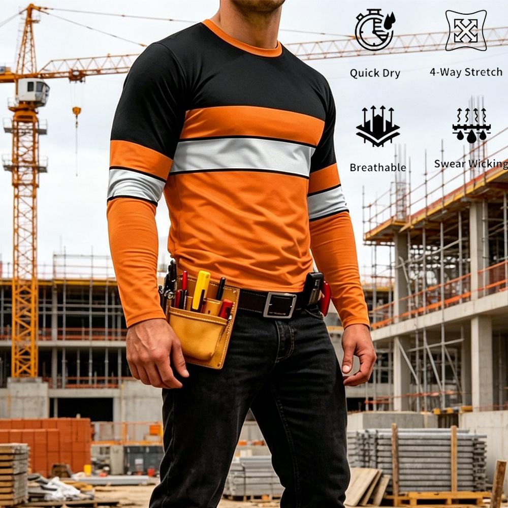 T-shirt de travail rayé à manc - Summer Clothing Long Sleeve avis et prix